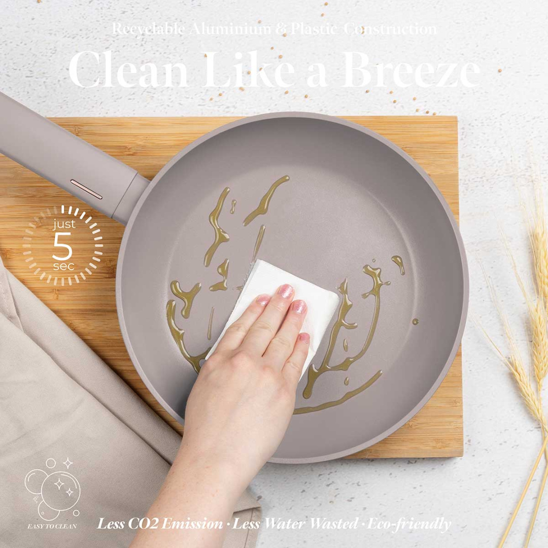 PATELNIA TYTANOWA 24cm BERLINGER HAUS BH-8083 TAUPE